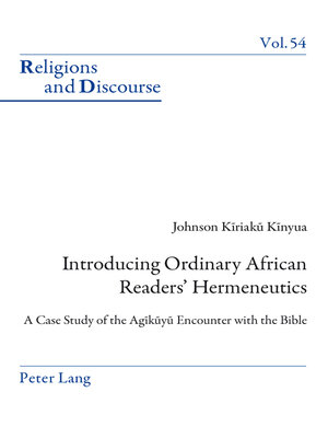 cover image of Introducing Ordinary African Readers' Hermeneutics